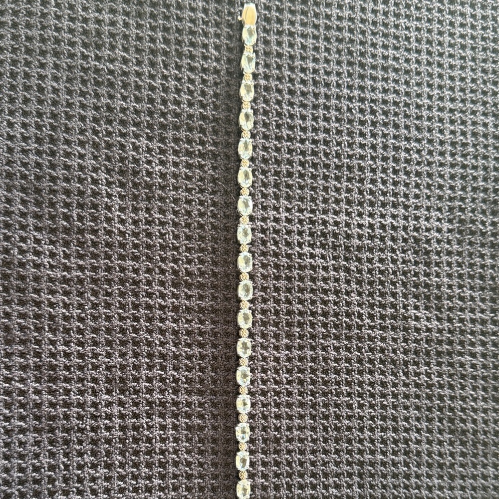 Elegant Silver Tennis Bracelet